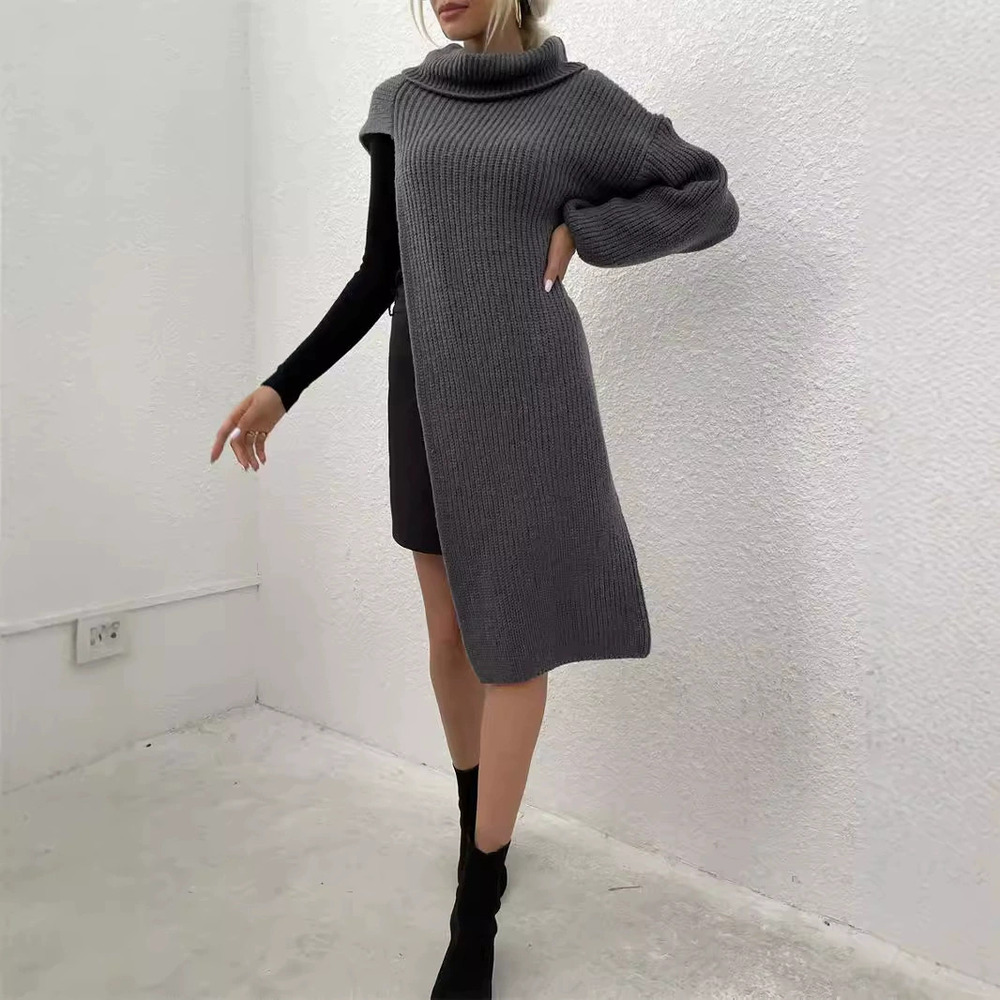 Forever 21 Long Sleeve Patchwork Sweater Dress
